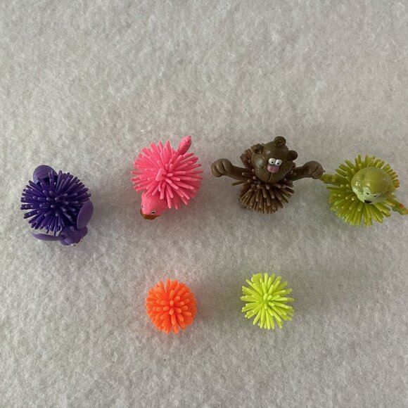 Mini Koosh Ball Figure Set Animals Monkey Spiky - Picture 10 of 13